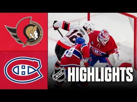 Senators vs. Canadiens | NHL Highlights | December 02, 2025