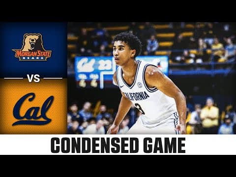 Morgan State vs. Cal Condensed Game| 2025-26 ACC Men's Basketball