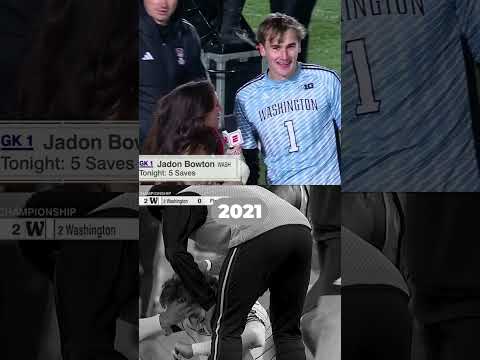 Redemption for Washington men's soccer and GK Jadon Bowton 🙌🏆 #shorts