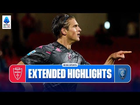 Monza vs. Empoli: Extended Highlights | Serie A | CBS Sports Golazo