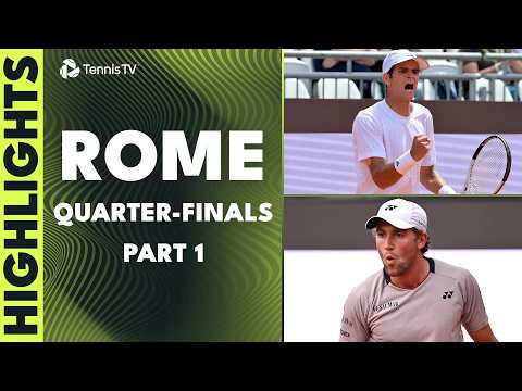Ruud Faces Khachanov: Jodar vs Darderi MARATHON | Rome 2026 Quarter-Finals Highlights