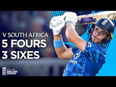 5️⃣ Fours &  3️⃣ Sixes | Jacob Bethell Hits Quick-Fire Half-Century | England Cricket