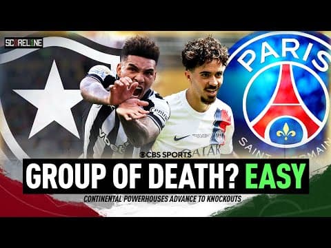 PSG, Club World Cup FAVORITES? | Botafogo advances in Group of Death | Atlético Madrid | Scoreline