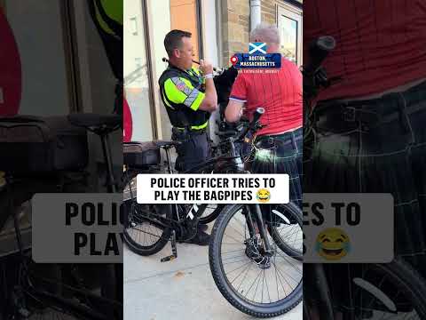 The Tartan Army are even recruiting the Boston police 🏴󠁧󠁢󠁳󠁣󠁴󠁿