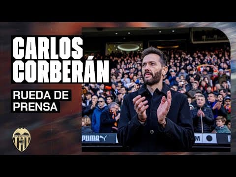 RUEDA DE PRENSA DE CARLOS CORBERÁN POSTERIOR AL VALENCIA CF 3 - 2 RCD ESPANYOL