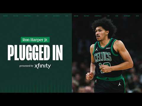 Ron Harper Jr. loves Boston because basketball is in his DNA 🧬 | Plugged In