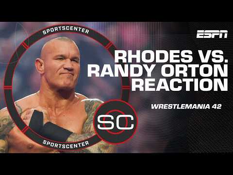 Reacting to Cody Rhodes vs. Randy Orton on WrestleMania 42 Night 1 | SportsCenter