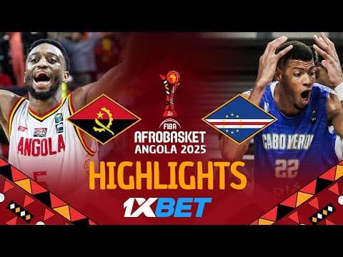 One for the home crowd! Angola 🇦🇴 defeat Cape Verde 🇨🇻 in front of 12,700 fans at #AfroBasket 2025