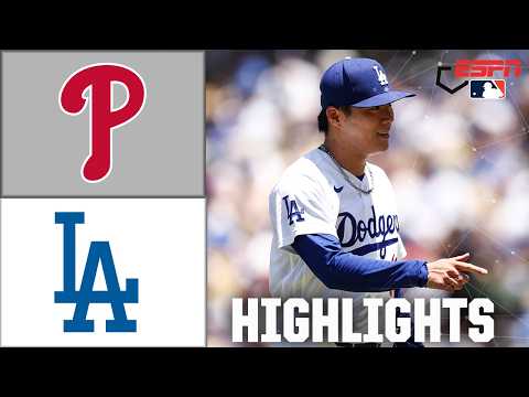 Philadelphia Phillies vs. Los Angeles Dodgers | Full Game Highlights | ESPN MLB