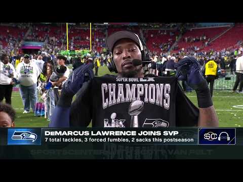 'I'm just so grateful' - DeMarcus Lawrence reacts to becoming a Super Bowl Champion 🙌 | SC with SVP