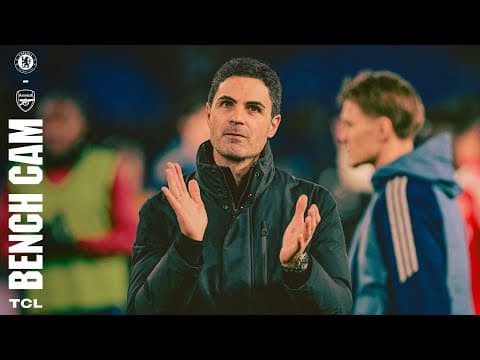 BENCH CAM | White, Gyokeres and Zubimendi goal reactions! | Chelsea v Arsenal (2-3) | Carabao Cup