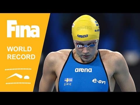 Sarah Sjöström | World Record 200m Freestyle | 2014 FINA World Swimming Championships Doha