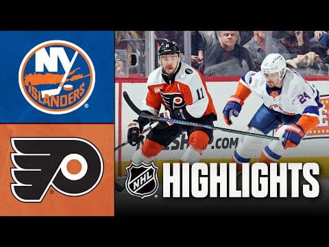 Islanders vs. Flyers | NHL Highlights | January 26, 2026