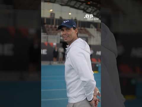 The one. The only. Welcome to Jeddah, Rafael Nadal 👋 #NextGenATPFinals