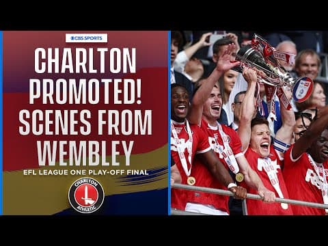 Charlton Athletic RETURN to the Championship! | Scenes from Wembley Stadium & trophy lift | Matchday
