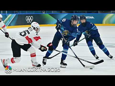 Finland women's hockey earns first Olympic win over Switzerland | Winter Olympics 2026 | NBC Sports