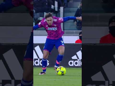 CRAZY GOAL BY CHIESA 🔥​ #juventus #football #shorts