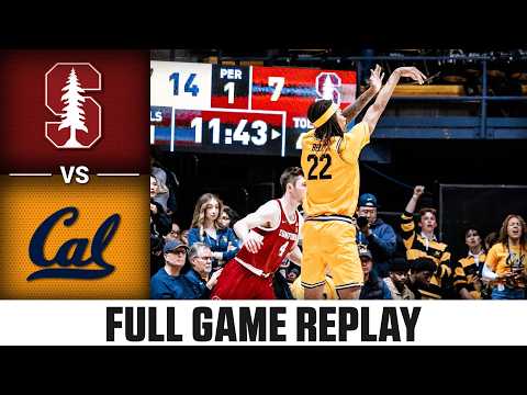 Stanford vs. Cal Full Game Replay | 2025-26 ACC Men's Basketball