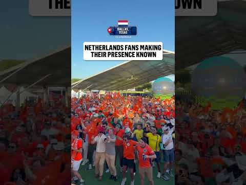 Dutch take over in Dallas ahead of their opener tomorrow