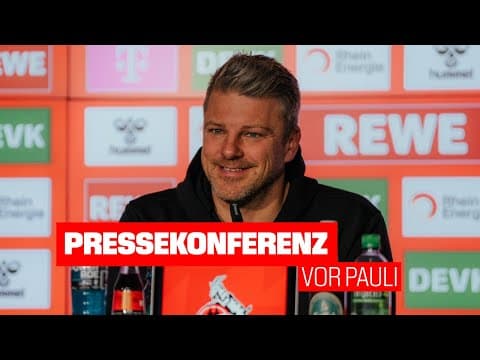 Pressekonferenz vor St. Pauli | 1. FC Köln