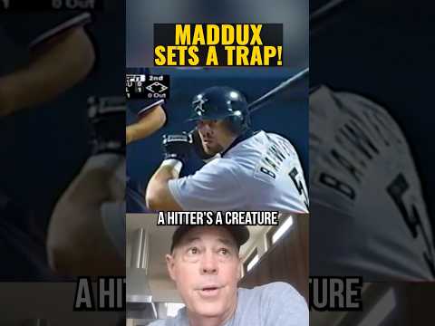 Maddux gave up a meaningless home run to Jeff Bagwell. He was setting a trap.🧠