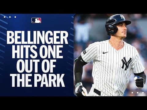 YANKEES STRIKE FIRST IN THE BRONX! Cody Bellinger opens the scoring with a solo blast! 💥