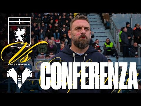 CONFERENZA STAMPA | GENOA - VERONA | SERIE A ENILIVE 25/26
