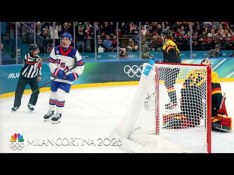 Team USA's Zach Werenski scores first Olympic goal over Germany | Winter Olympics 2026 | NBC Sports