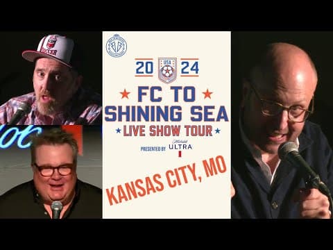 Men In Blazers KC: Exclusive BTS with Brendan Hunt & Eric Stonestreet | FC Shining Sea Tour