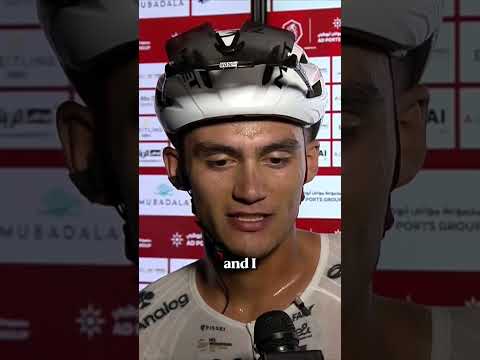 “I just see the chance… and I don’t want to regret that!” 💪 Isaac del Toro Stage 1 of the UAE Tour 🙌