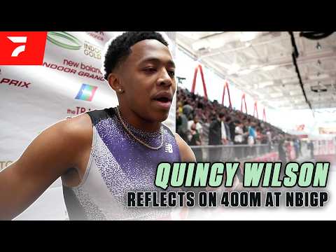 Quincy Wilson With A Solid 45.96 For Second At NBIGP | Interview