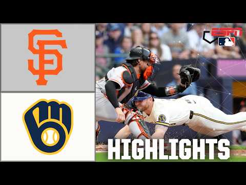 BASHING BREWERS 💥 |  San Francisco Giants vs. Milwaukee Brewers | Full Game Highlights | ESPN MLB