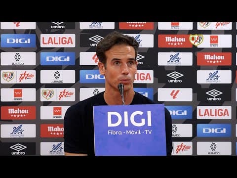 Íñigo Pérez tras el Rayo Vallecano 1 -  FC Barcelona 1