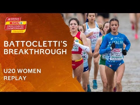18 year-old Nadia Battocletti 🇮🇹 bids for first European Cross Country win | 2018 REPLAY