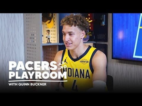 Taelon Peter Shares Journey to NBA in The Pacers Playroom with Quinn Buckner