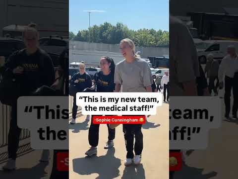 Sophie Cunningham had jokes 🤣🤕