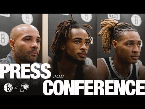 Jordi Fernández, Nic Claxton, and Noah Clowney Postgame Press Conferences vs Indiana