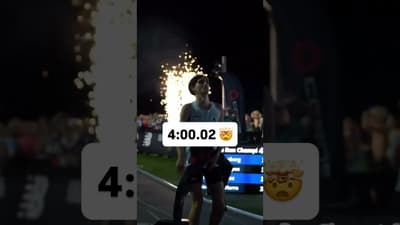 BRIAN BURNS IS SO CLOSE YET AGAIN Brian Burns BARELY misses sub 4 in the full mile running 4:00.02