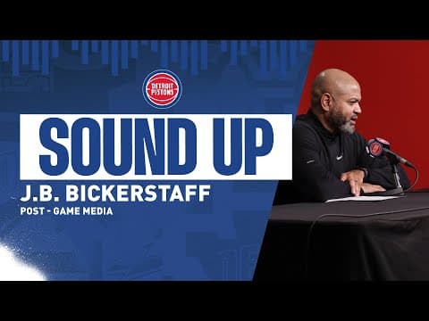 Post-Game Press Conference: J.B. Bickerstaff | Pistons vs. Knicks | 02.06.26 #nba #pistons