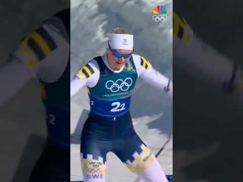 Sweden strikes gold in the team sprint 🥇❄️