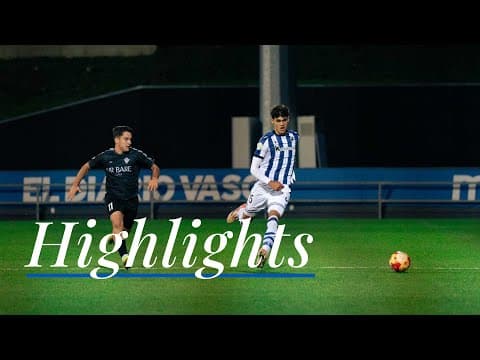 HIGHLIGHTS | 3ª RFEF 25-26 | J18 | Real Sociedad C 1-1 SD Eibar C | Zubieta