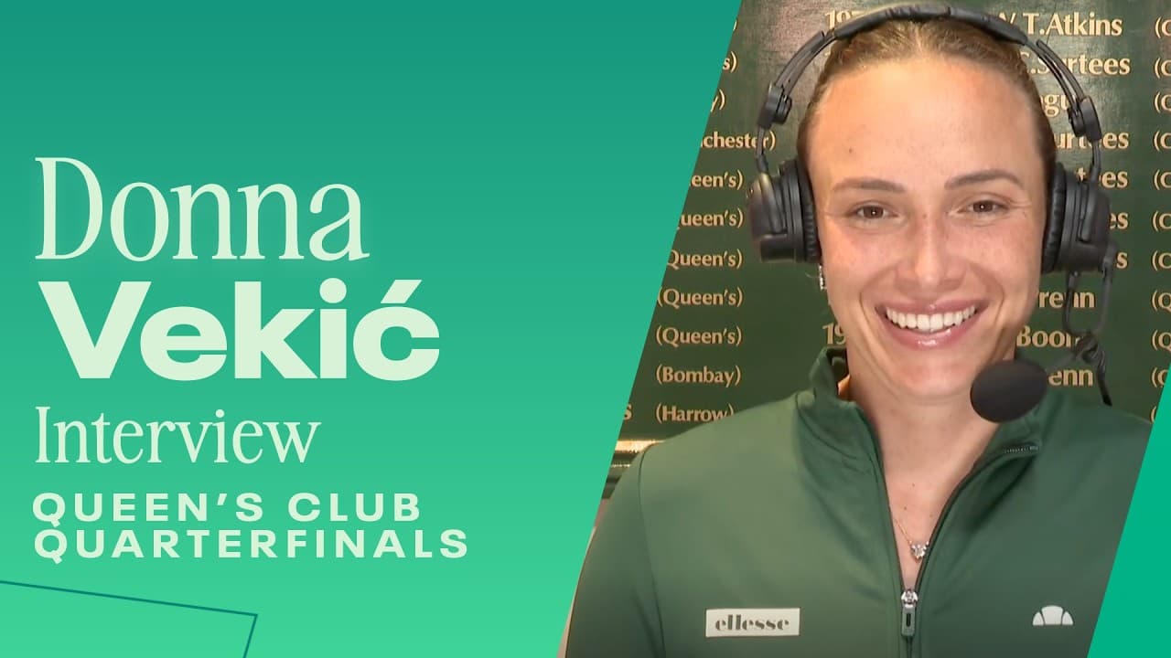Donna Vekic on Why She Loves Playing on Grass Courts | 2026 HSBC Championships