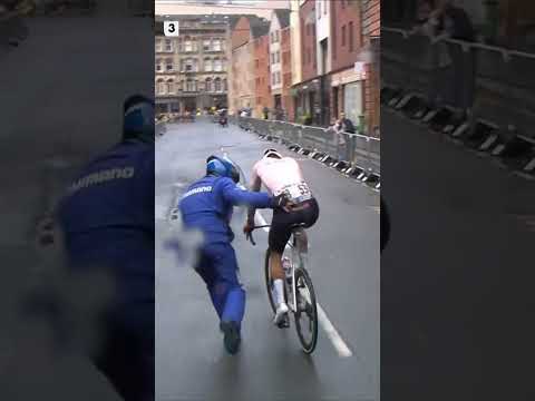 When Mathieu van der Poel dropped Pogacar, crashed, and still WON the world championships 🤯