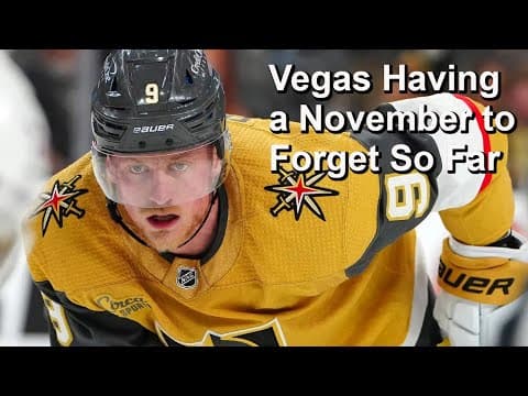 What's Wrong With the Golden Knights?