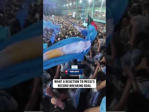 Scenes from Bangladesh to Messi becoming the all-time leading goalscorer in FIFA World Cup history