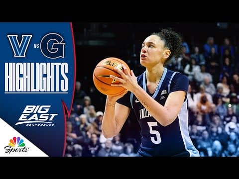 Villanova vs. Georgetown | COLLEGE BASKETBALL HIGHLIGHTS | 12/4/25 | NBC Sports