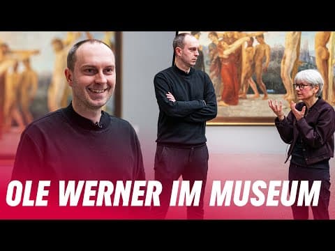 Cheftrainer Ole Werner besucht das Museum der bildenden Künste Leipzig 🎨🖼️