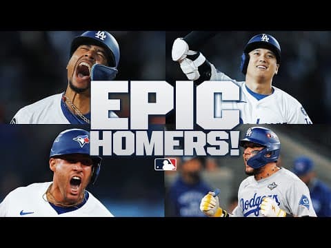 The MOST EPIC home runs of 2025! (Ft. Rojas, Springer, Freddie, Judge, Shohei, Raleigh AND MORE!) 😱