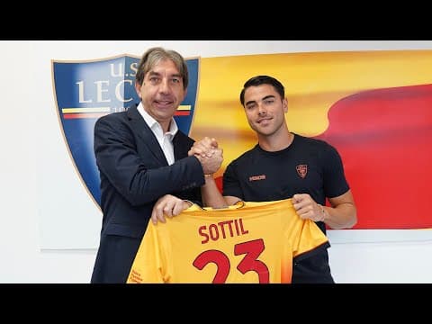 Conferenza stampa di presentazione di Riccardo Sottil