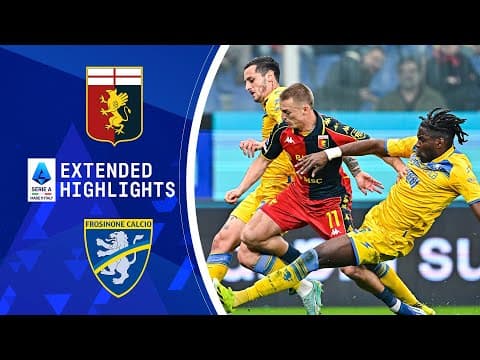 Genoa vs. Frosinone: Extended Highlights | Serie A | CBS Sports Golazo